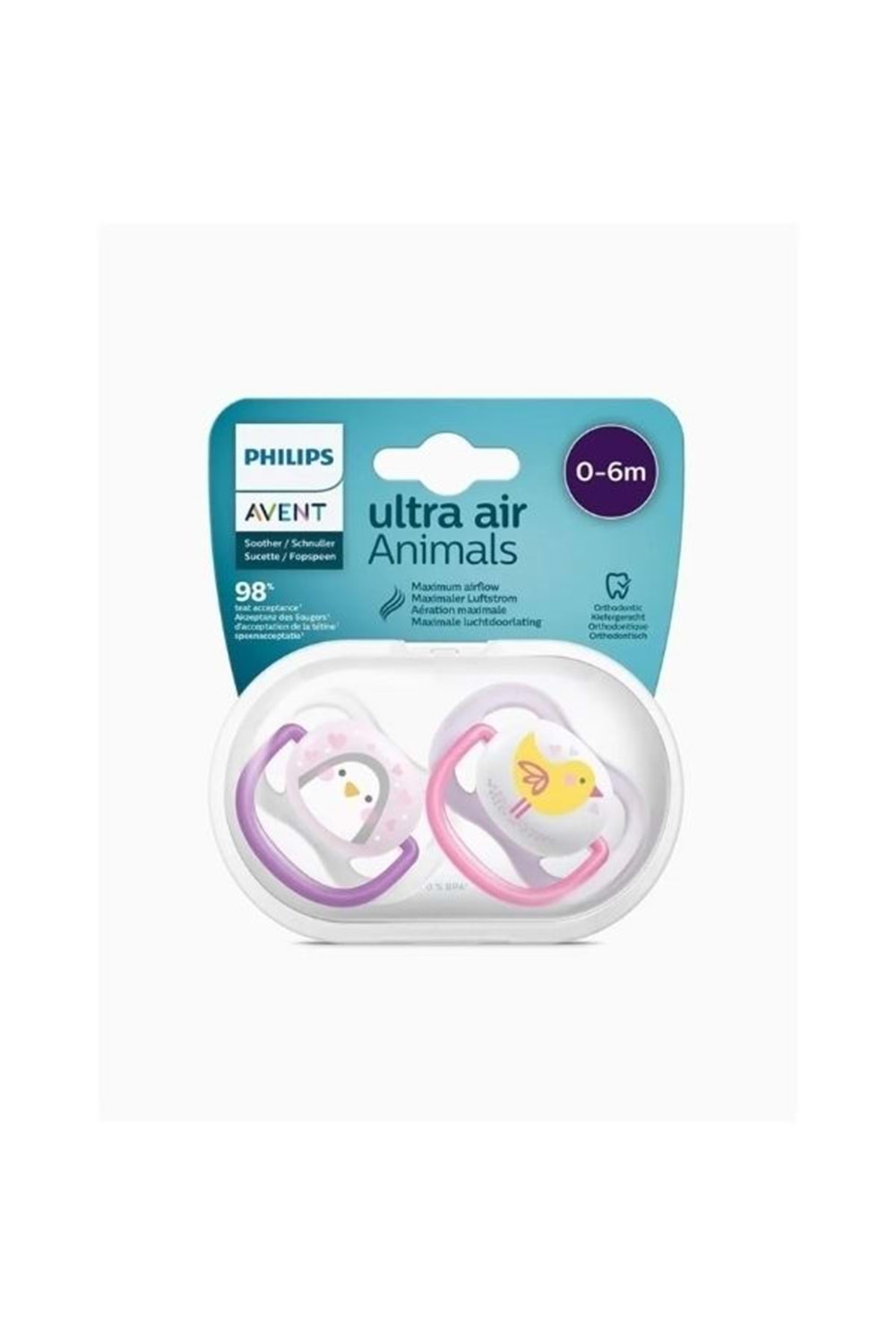 Philips Avent 74scf080-06 Ultra Air Emzik 0 - 6 Ay Kız