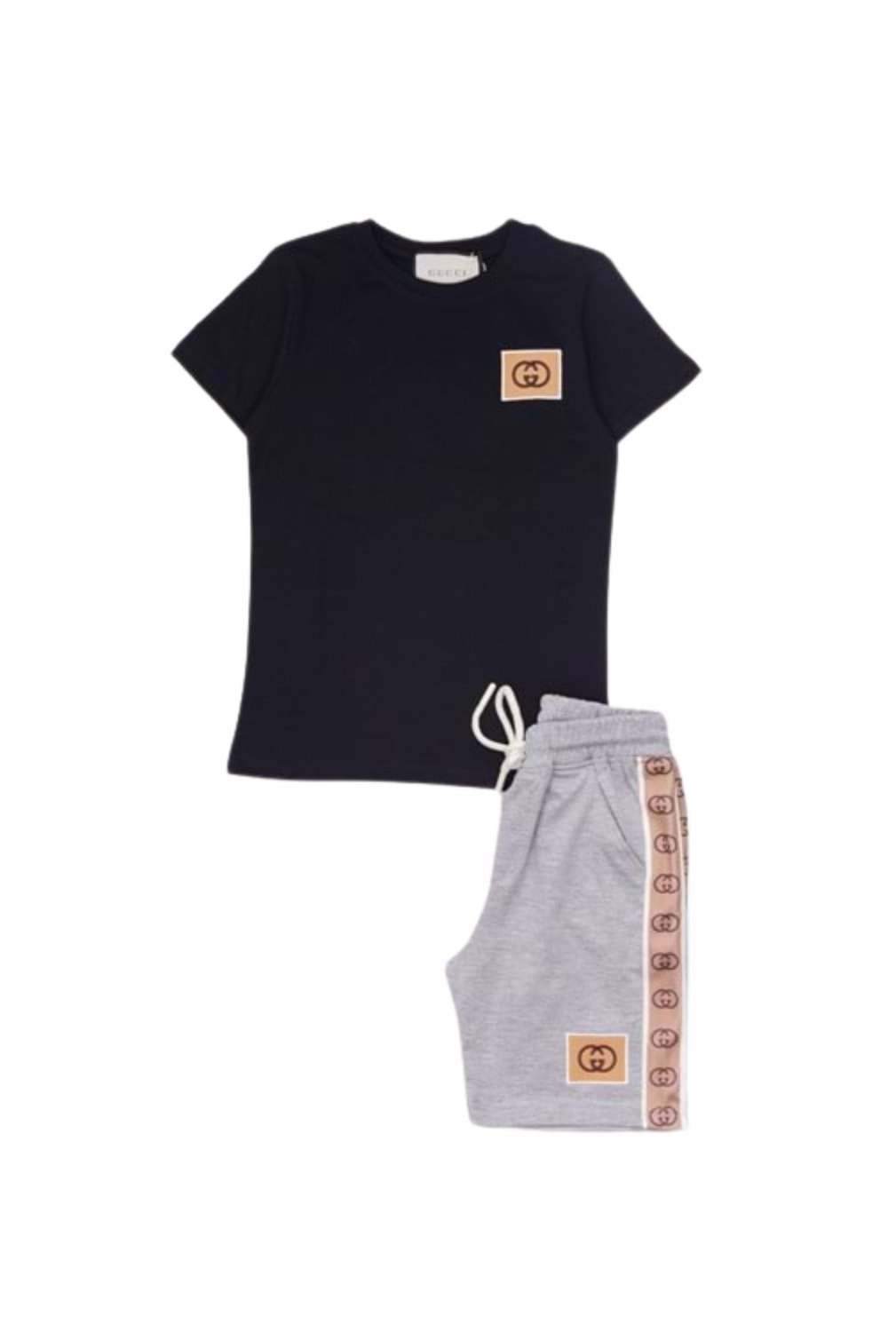 Çocuk Erkek Şortlu Takım G Y Hopi Kids - Siyah - 2 YAŞ