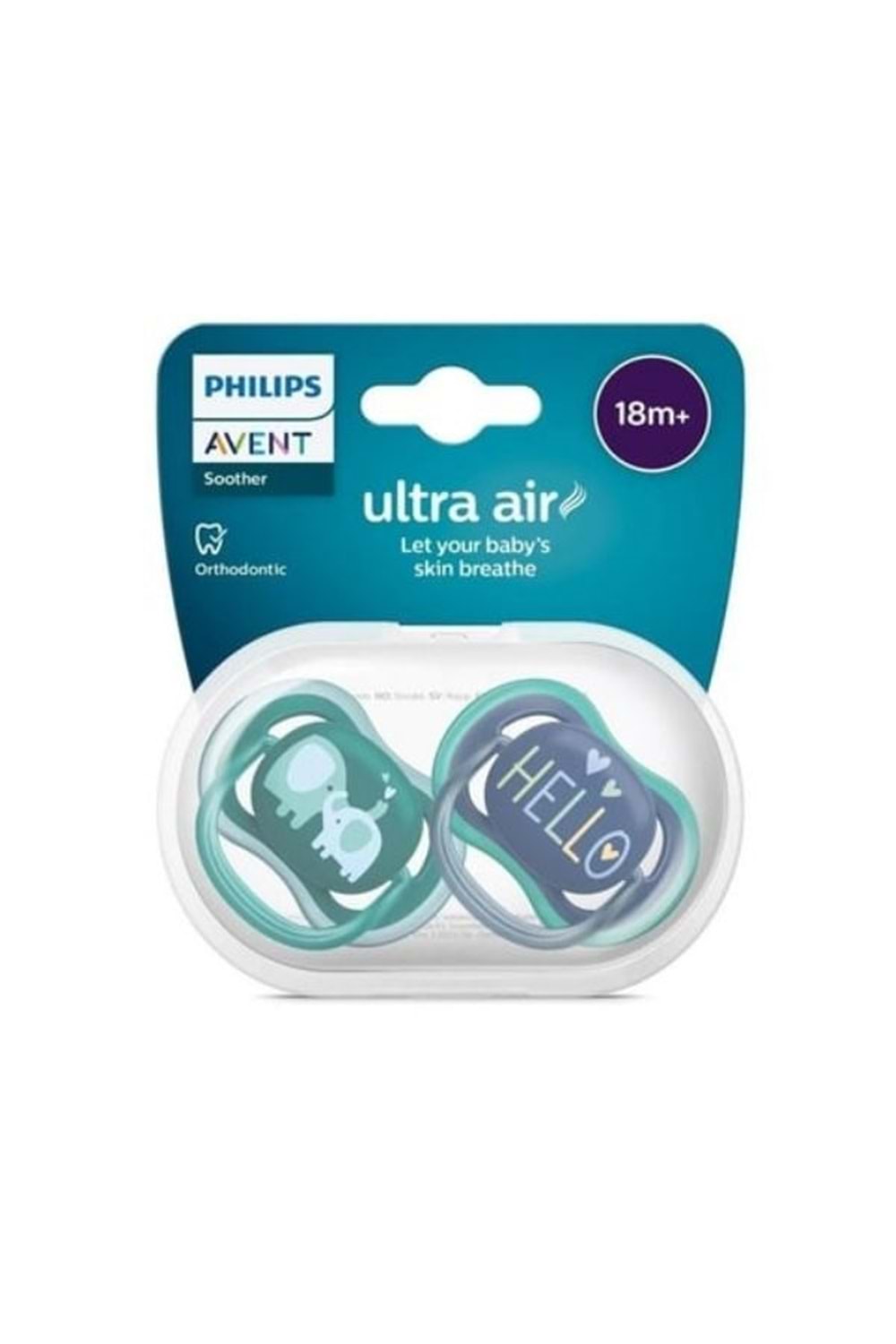 Philips Avent Ultra Air Emzik 18 Ay 2li Erkek Scf349/18