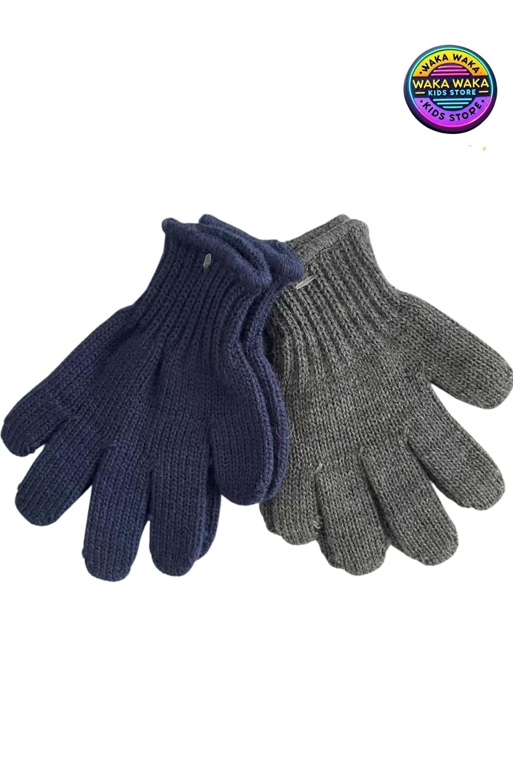 Unisex Triko Çocuk Eldiven 2’li Set – Sıcak Tutucu Kışlık Örgü Eldiven