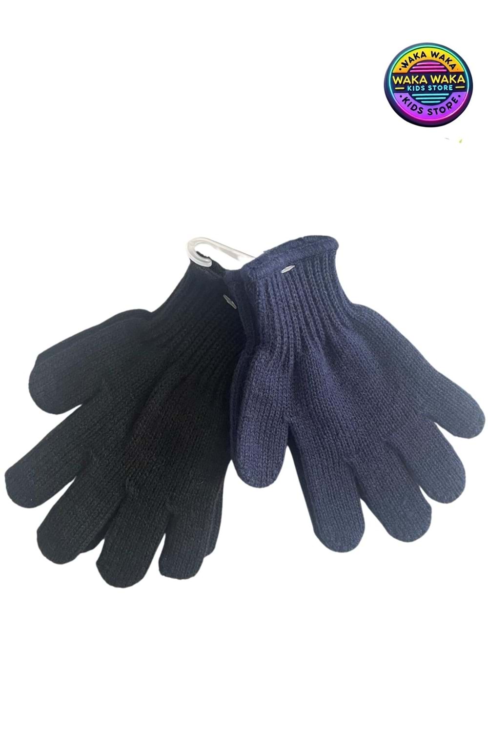 Unisex Triko Çocuk Eldiven 2’li Set – Sıcak Tutucu Kışlık Örgü Eldiven