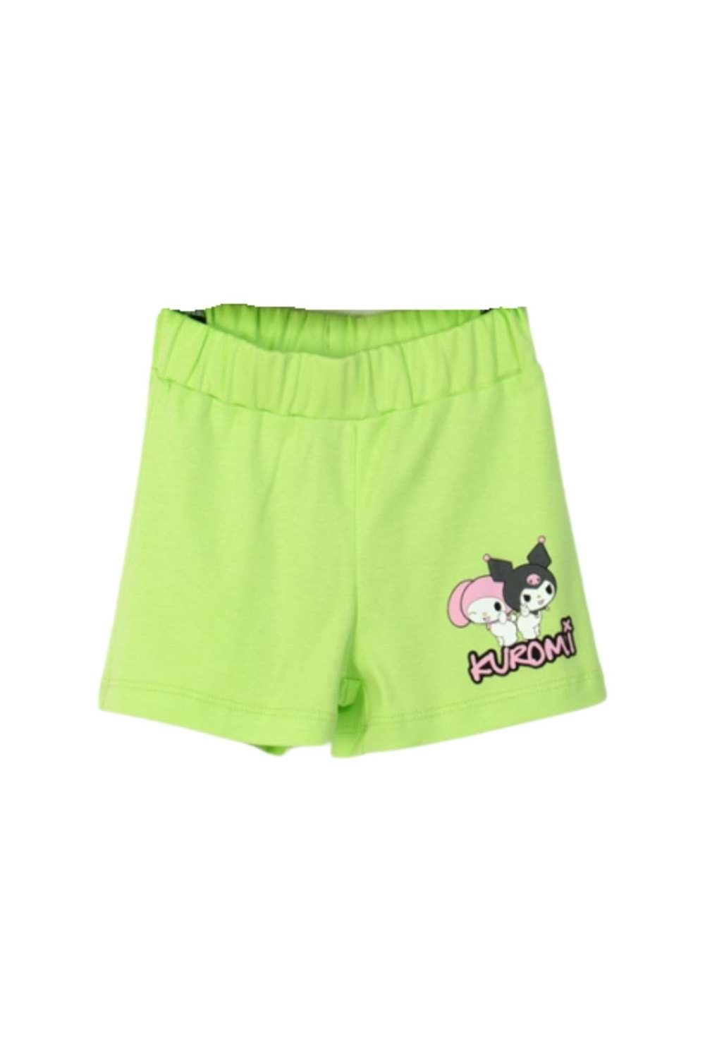 Kuromi Neon Yeşil Crop Top ve Şort Takımı
