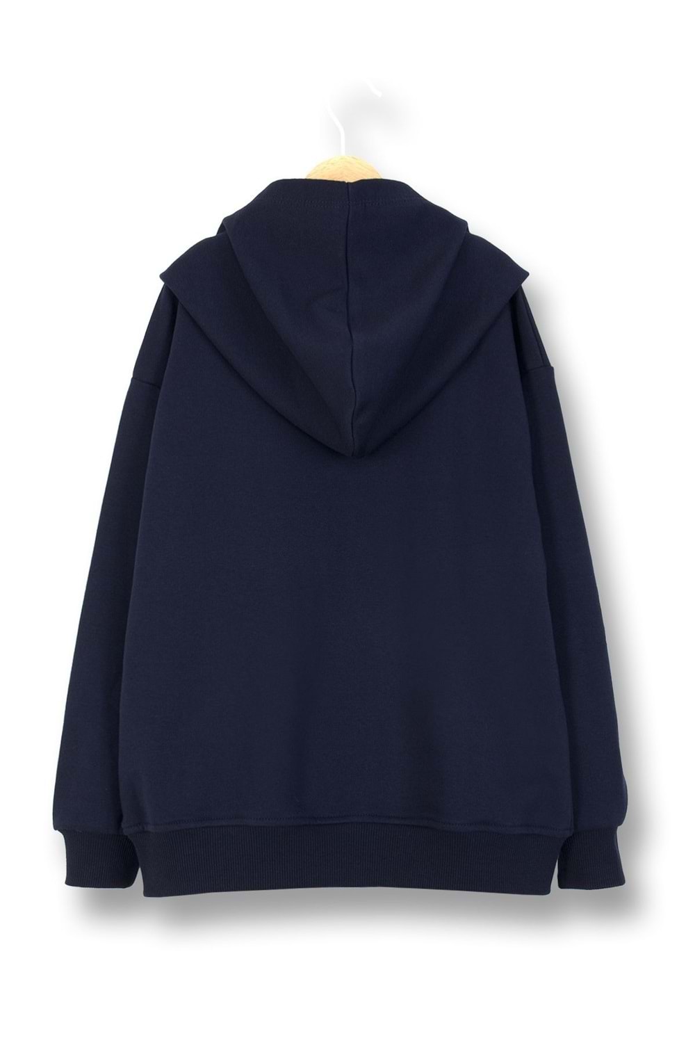 Unisex Çocuk Kapüşonlu Sweatshirt – Siyah & Lacivert
