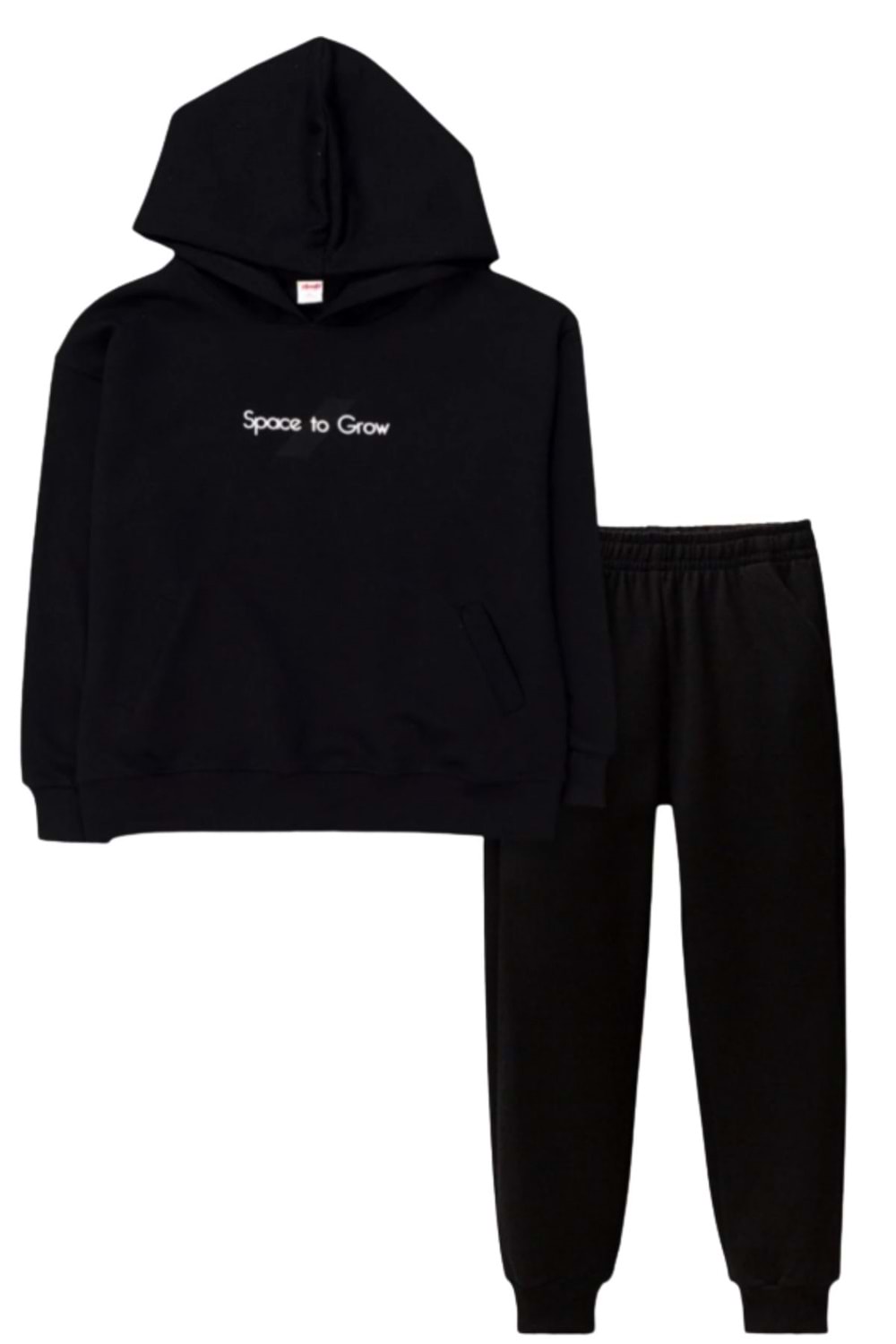 Erkek Çocuk Kapüşonlu Sweatshirt ve Eşofman Altı Takım – Space to Grow Baskılı,