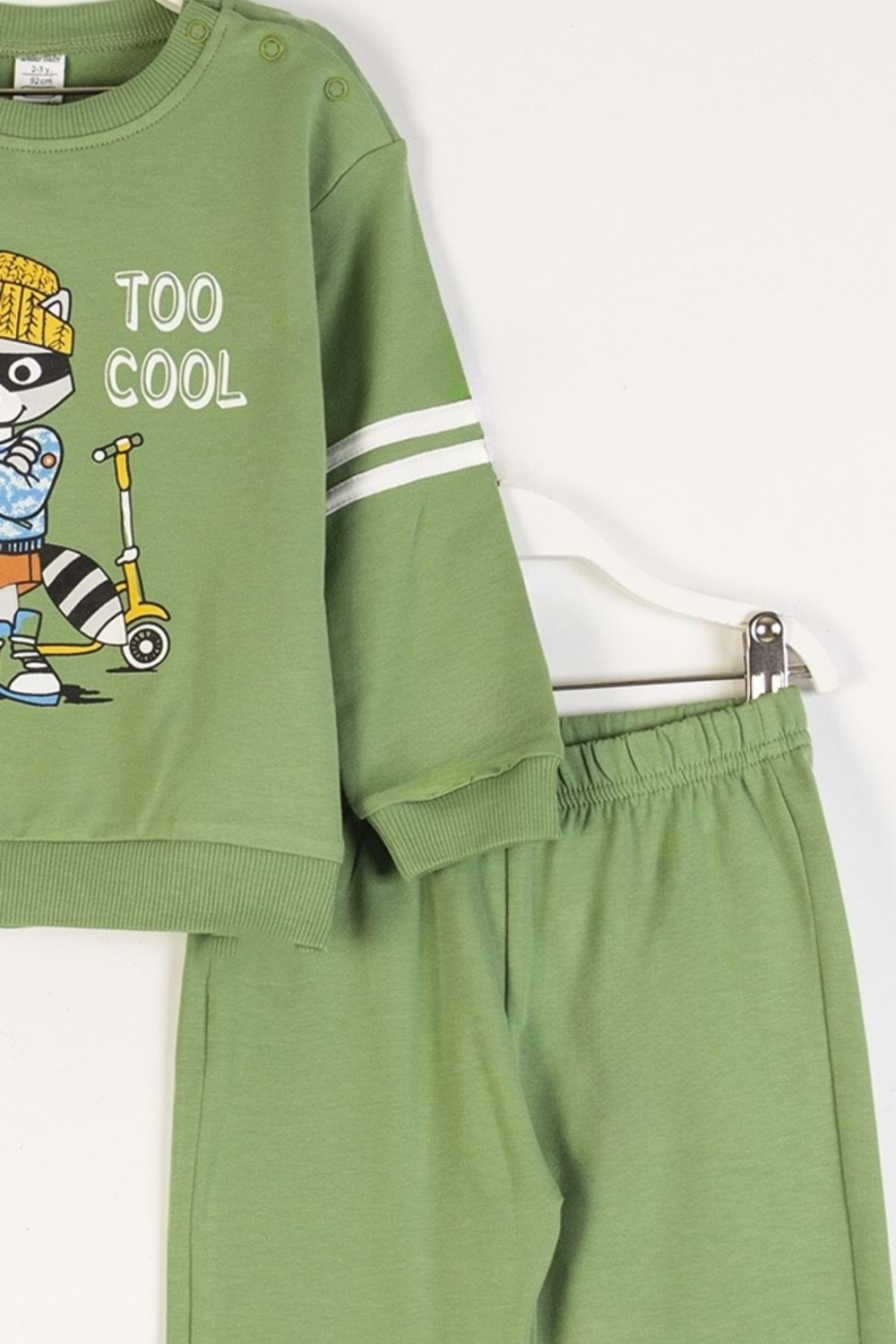 Erkek Çocuk Eşofman Takımı “Too Cool” Baskılı Sweatshirt & Alt