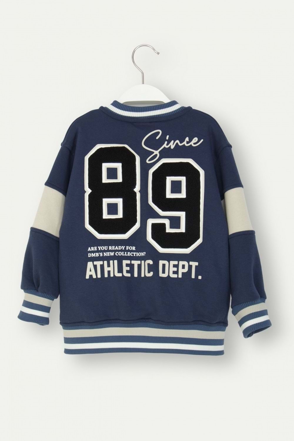 Erkek Çocuk Kolej Tarzı Bomber Sweatshirt Ceket
