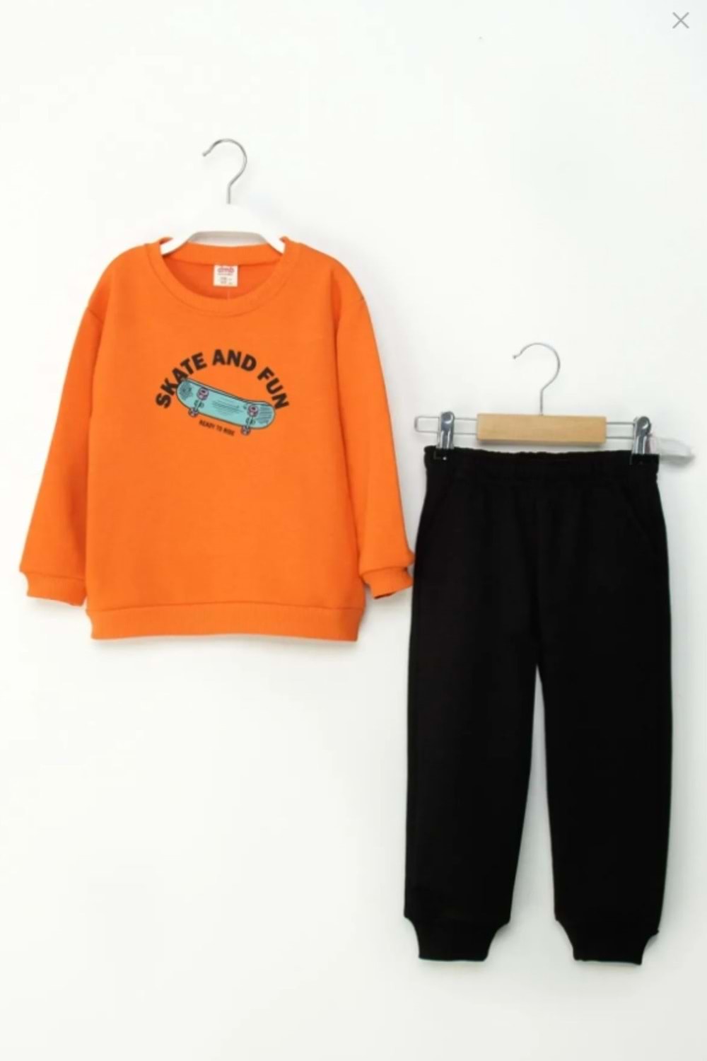 Erkek Çocuk Baskılı Sweatshirt ve Eşofman Altı Takım