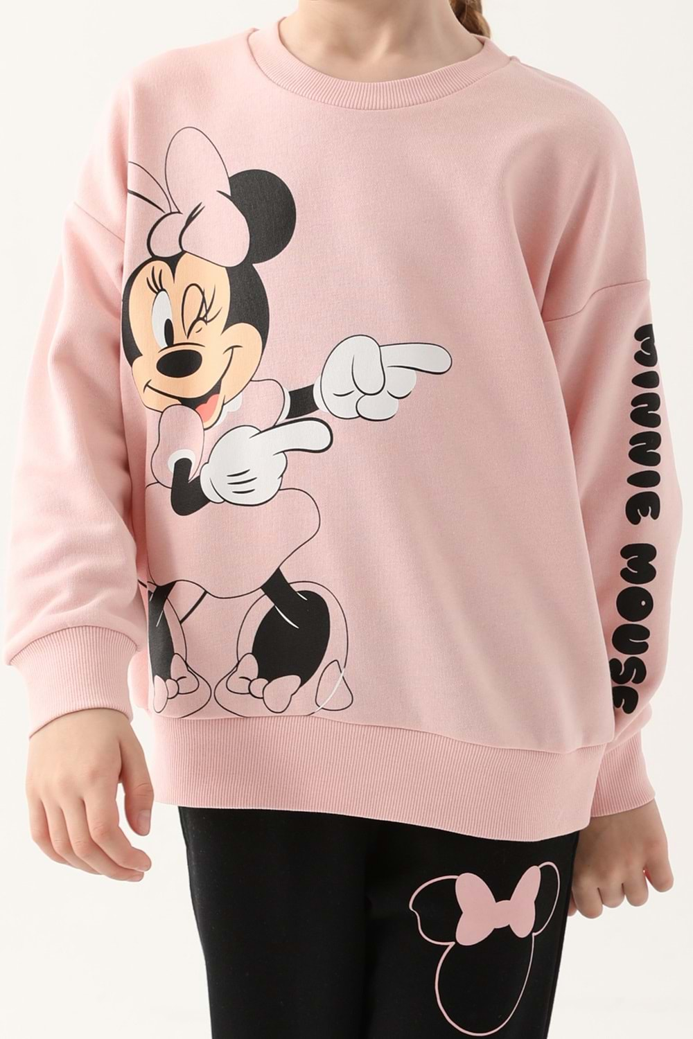 Minnie Mouse Baskılı Kız Çocuk Eşofman Takım