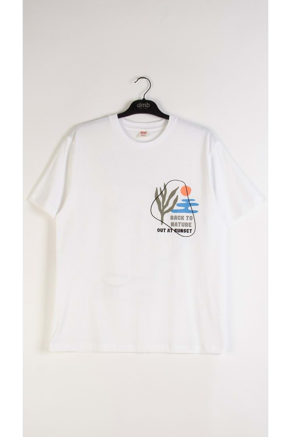 Önü Sırtı Baskılı Bisiklet Yaka Erkek Çocuk T-Shirt