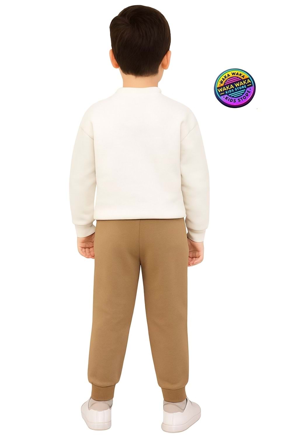 Unisex Çocuk Basic Renkli Eşofman Altı Pamuklu Rahat Kesim Jogger Model
