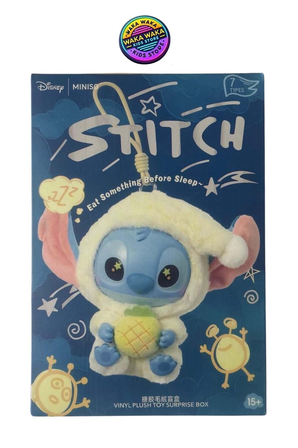 Disney Stitch Miniso Peluş Anahtarlık – Sürpriz Kutu Koleksiyon Figürü