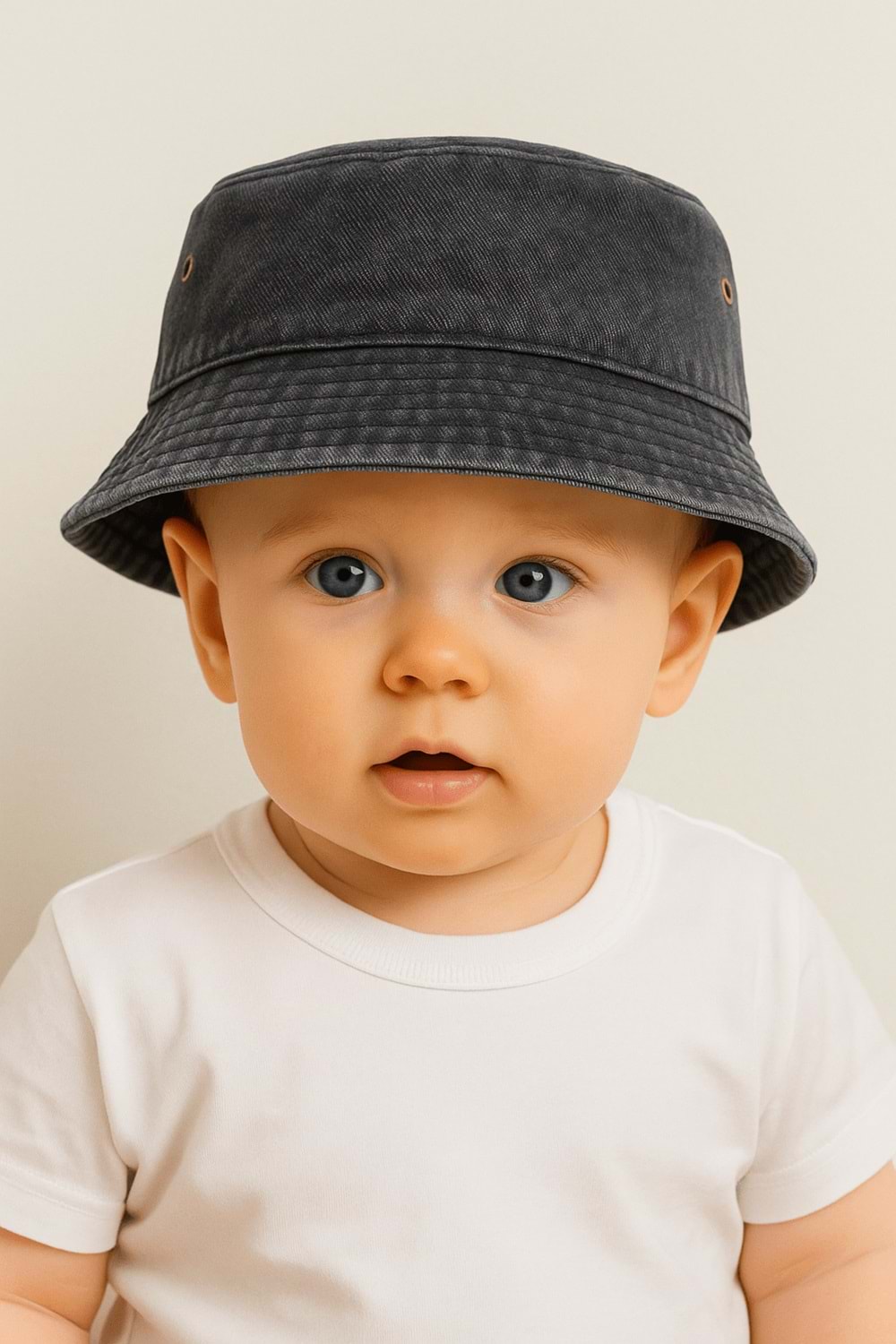 Yıkamalı Unisex Bebek Bucket Şapka