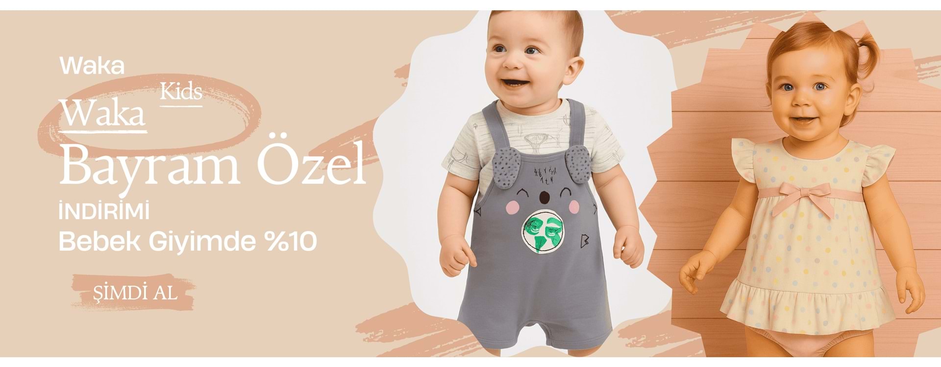 Waka Waka Kids Store bayram koleksiyonu – kız bebekler için pantolon, etek ve kot tasarımlar