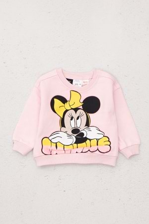 Hopi Kids Çocuk Kız Tek Sweat Z - Pembe - 12-18 AY