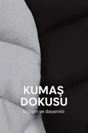 Çift Renk İçi Astarlı Fermuar Çıtçıt Kapamalı Cepli Erkek Çocuk Mont- 9 YAŞ
