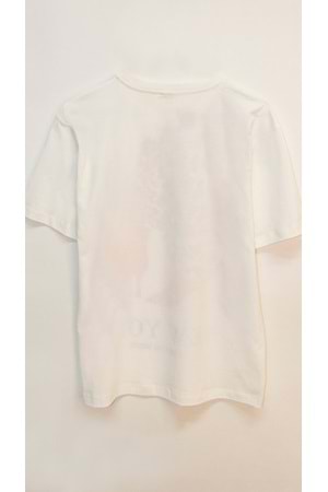 Önü Baskılı Bisiklet Yaka Kız Çocuk T-Shirt