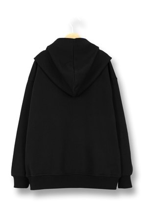 Unisex Çocuk Kapüşonlu Sweatshirt – Siyah & Lacivert