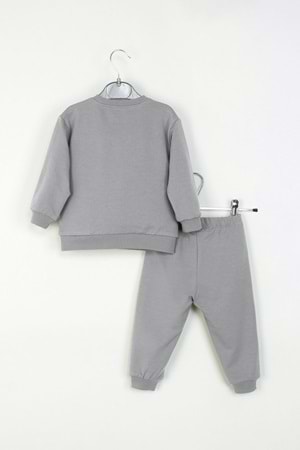 Erkek Çocuk 2-3 Yaş Eşofman Takımı – “I’m a Good Boy” Baskılı Sweatshirt & Alt