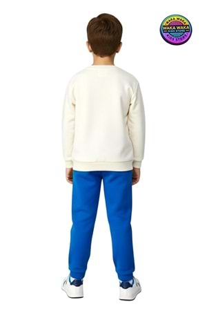 Erkek Çocuk Snoopy Baskılı Renkli Eşofman Takımı