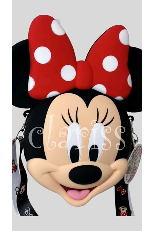 mickey mouse-Kromi-Barbie-hello kitt-Deniz Kabuğu Silikon Çanta