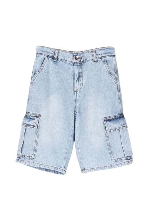 Kargo Cepli Erkek Kot Kapri - Mavi