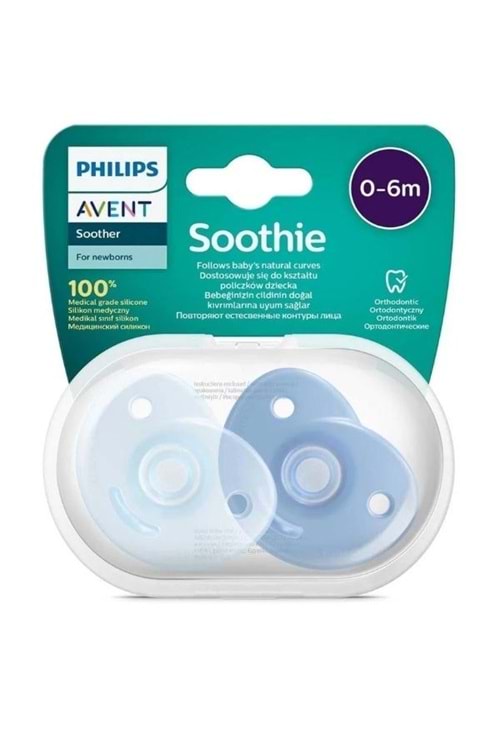 Philips Avent Soothie Emzik 0-6 Ay Erkek Scf099-21