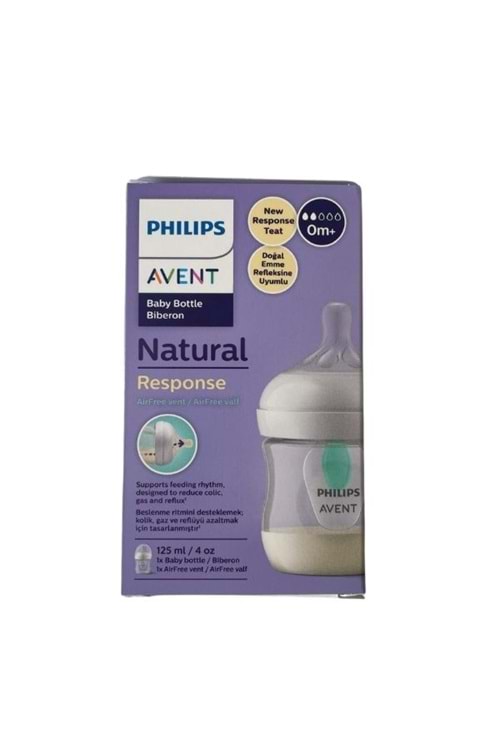 Philips Avent Anti-kolik Biberon 125 ml, 0 Ay, SCY670-01