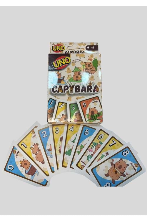 UNO Karakter Temalı Oyun Kartları - Stitch / Pokémon / Kuromi / Capybara / Spider-Man / Frozen