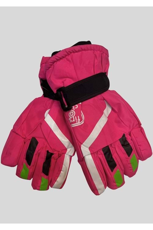 Su Geçirmez Termal Kaymaz Çocuk Kış Eldiveni