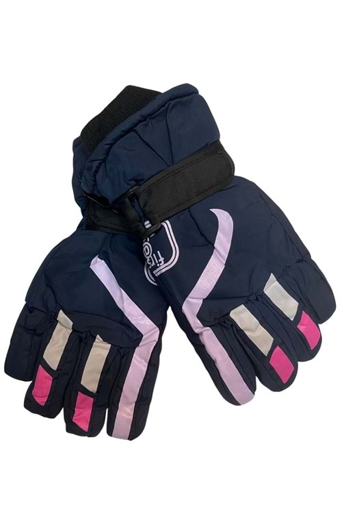Su Geçirmez Termal Kaymaz Çocuk Kış Eldiveni