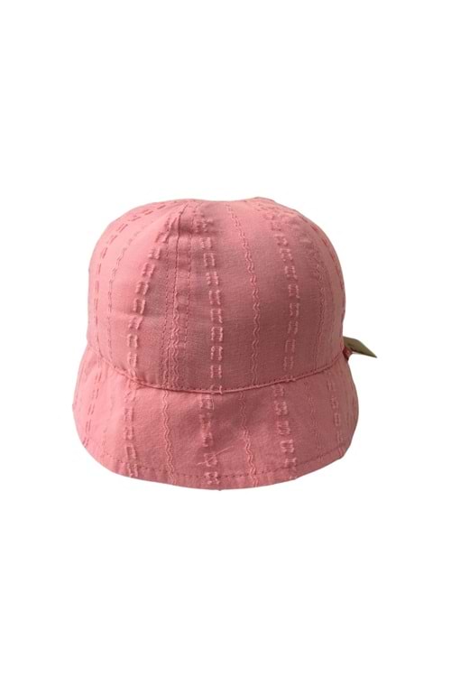 Dokulu Kız Bebek Bucket Şapka