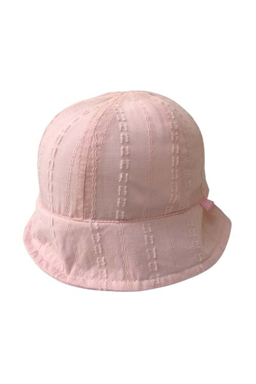 Dokulu Kız Bebek Bucket Şapka