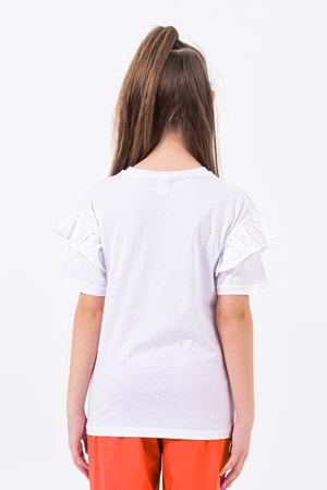 Çocuk Kız Tek Tişört D Hopi Kids - Oranj - 12-13 YAŞ
