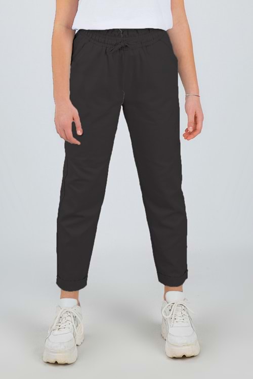 Hopi Kids Çocuk Kız Tek Pantolon D - Siyah - 9-10 YAŞ