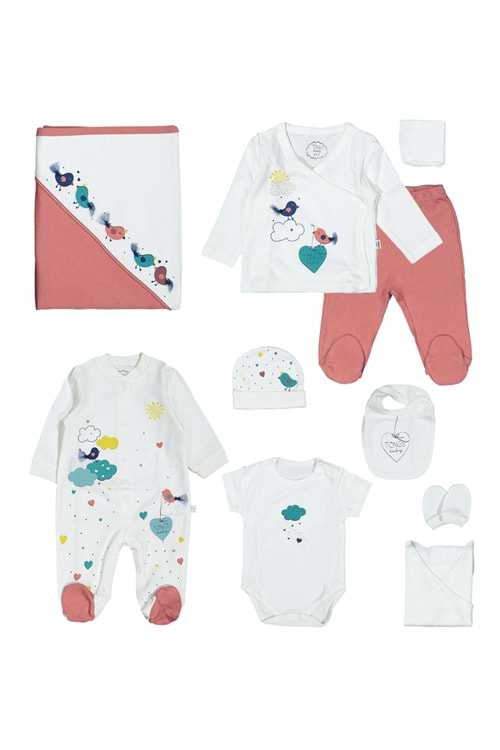 Kız Bebek 10 lu set Hastane çıkışı