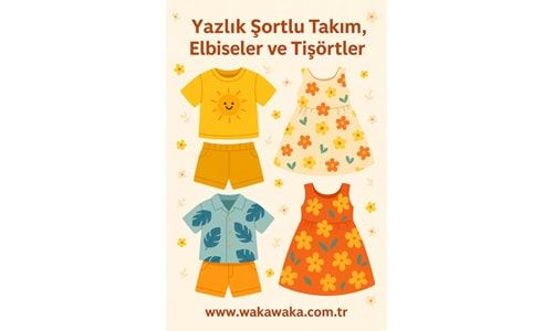 Yazın Renkli Dünyası: Waka Waka Kids Store ile Miniklere Ferah ve Şık Kombinler