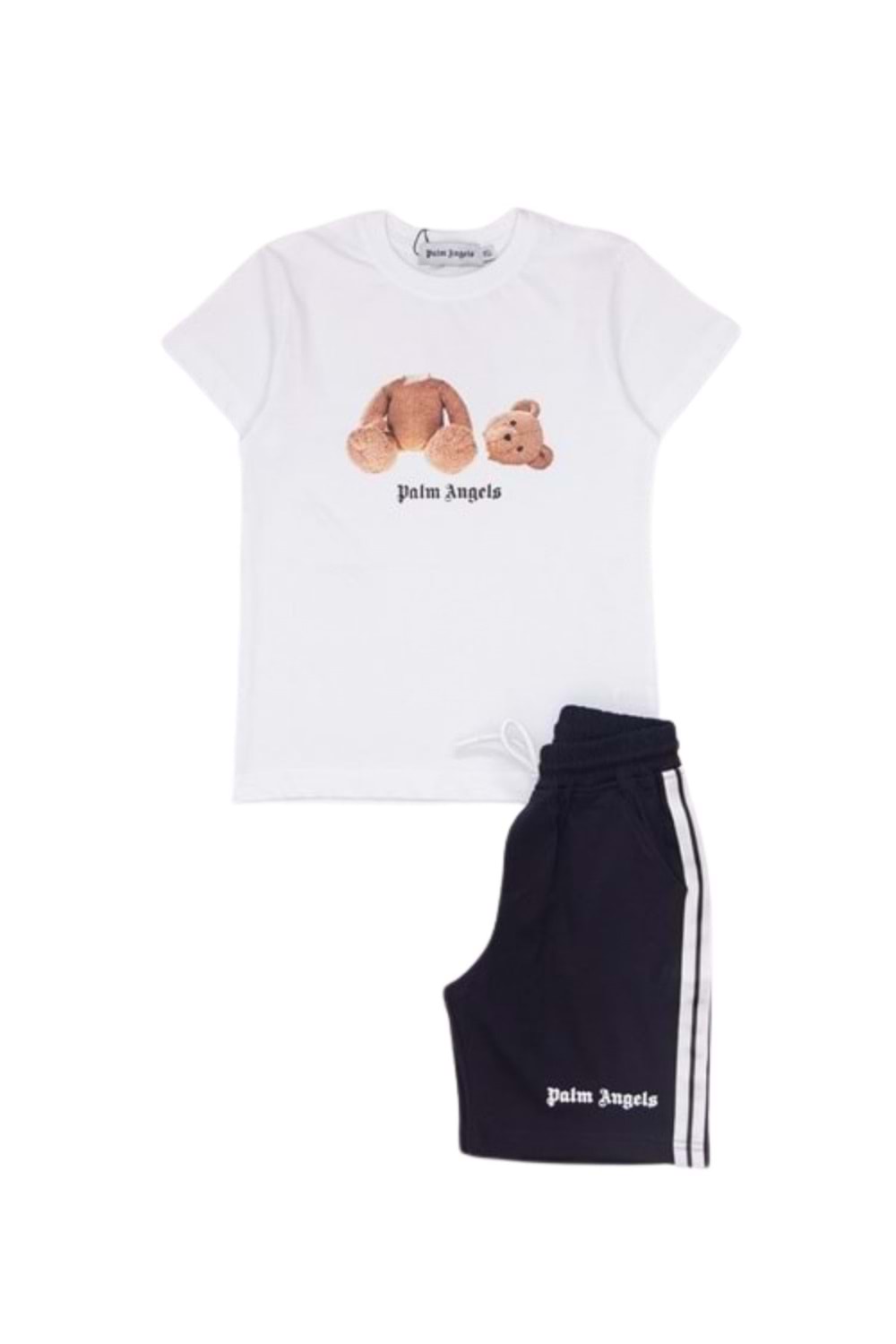 Çocuk Erkek Şortlu Takım P Y Hopi Kids - Beyaz - 5 YAŞ