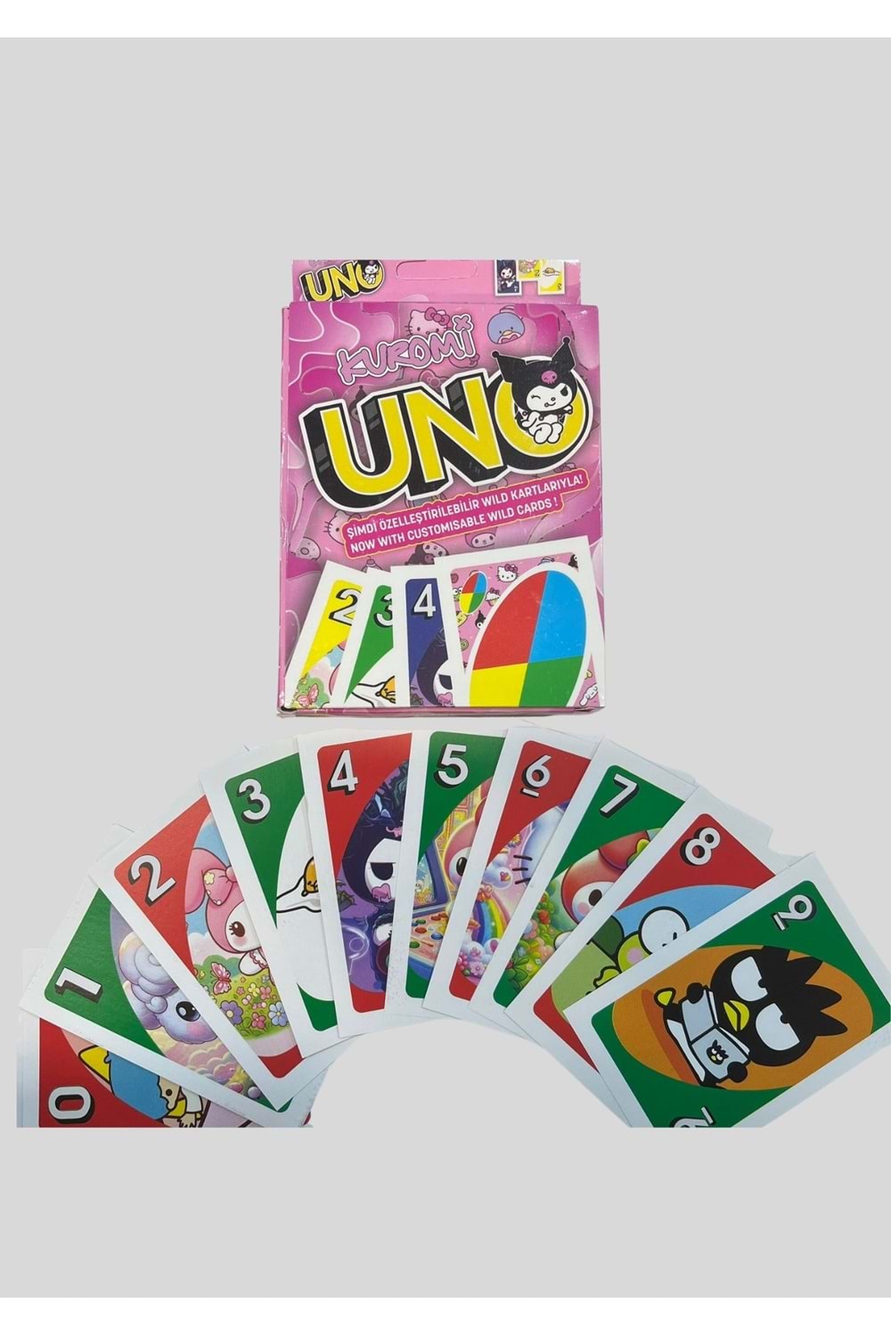 UNO Karakter Temalı Oyun Kartları - Stitch / Pokémon / Kuromi / Capybara / Spider-Man / Frozen