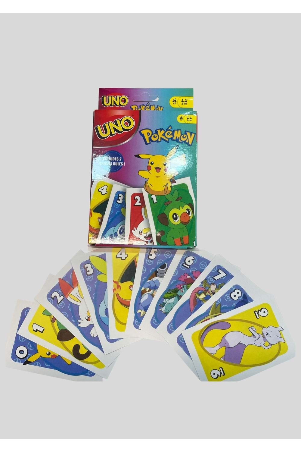 UNO Karakter Temalı Oyun Kartları - Stitch / Pokémon / Kuromi / Capybara / Spider-Man / Frozen