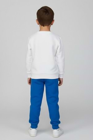 Erkek Çocuk Sonic Baskılı Renkli Eşofman Takımı